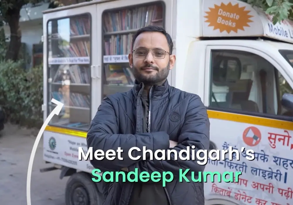 Transformer les déchets en éducation: Le samaritain des livres de Chandigarh