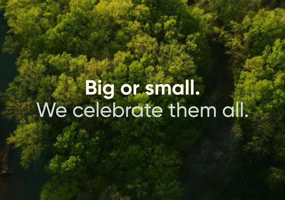 Big or small. We celebrate them all.