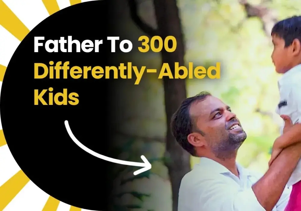 Este hombre tiene la misión de brindarles a los niños discapacitados un hogar amoroso.