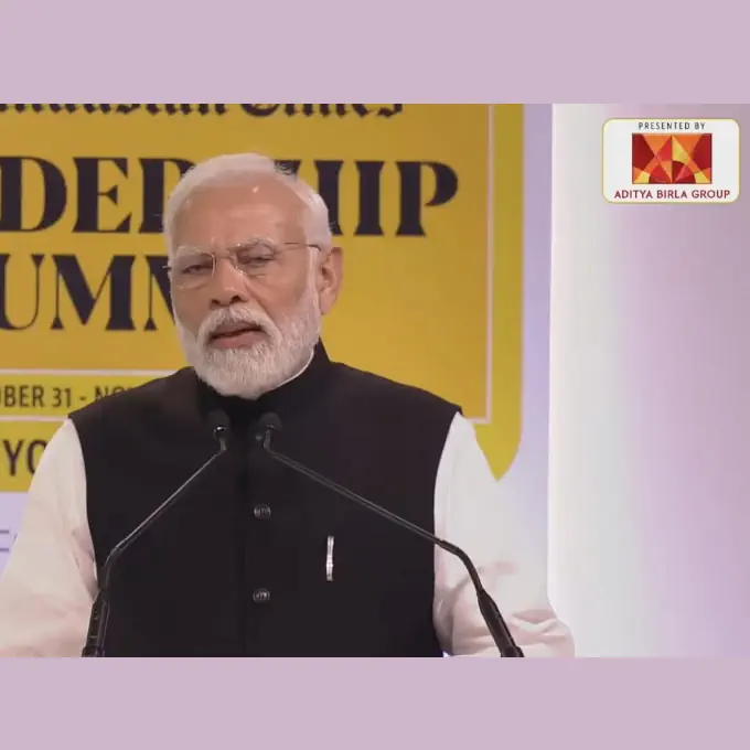 Narendra Modi, Prime Minister of India at Hindustan Times Leadership Summit HTLS 2023